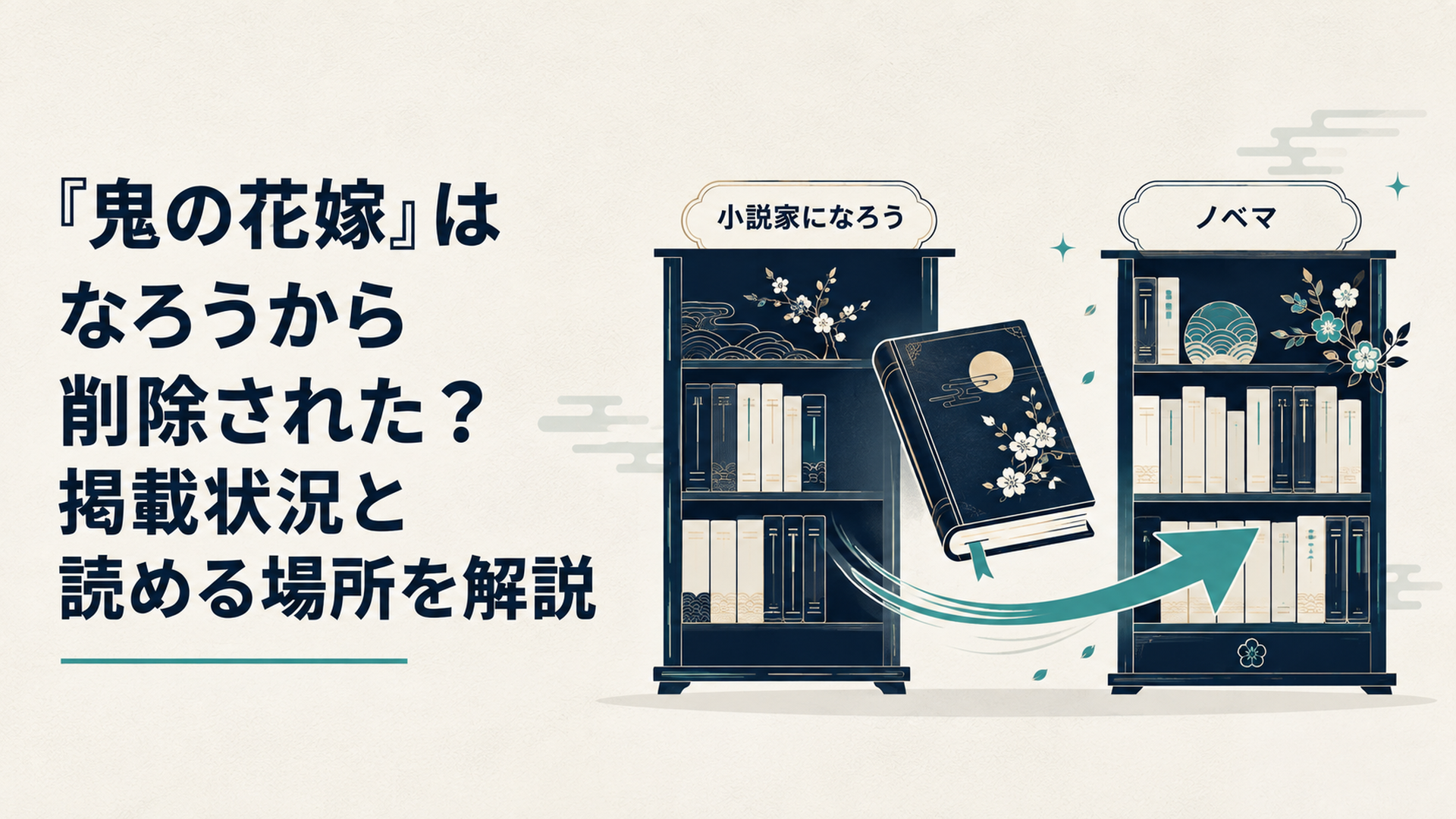 小説家になろうの本棚からノベマの本棚へ受け継がれる和風ファンタジー小説